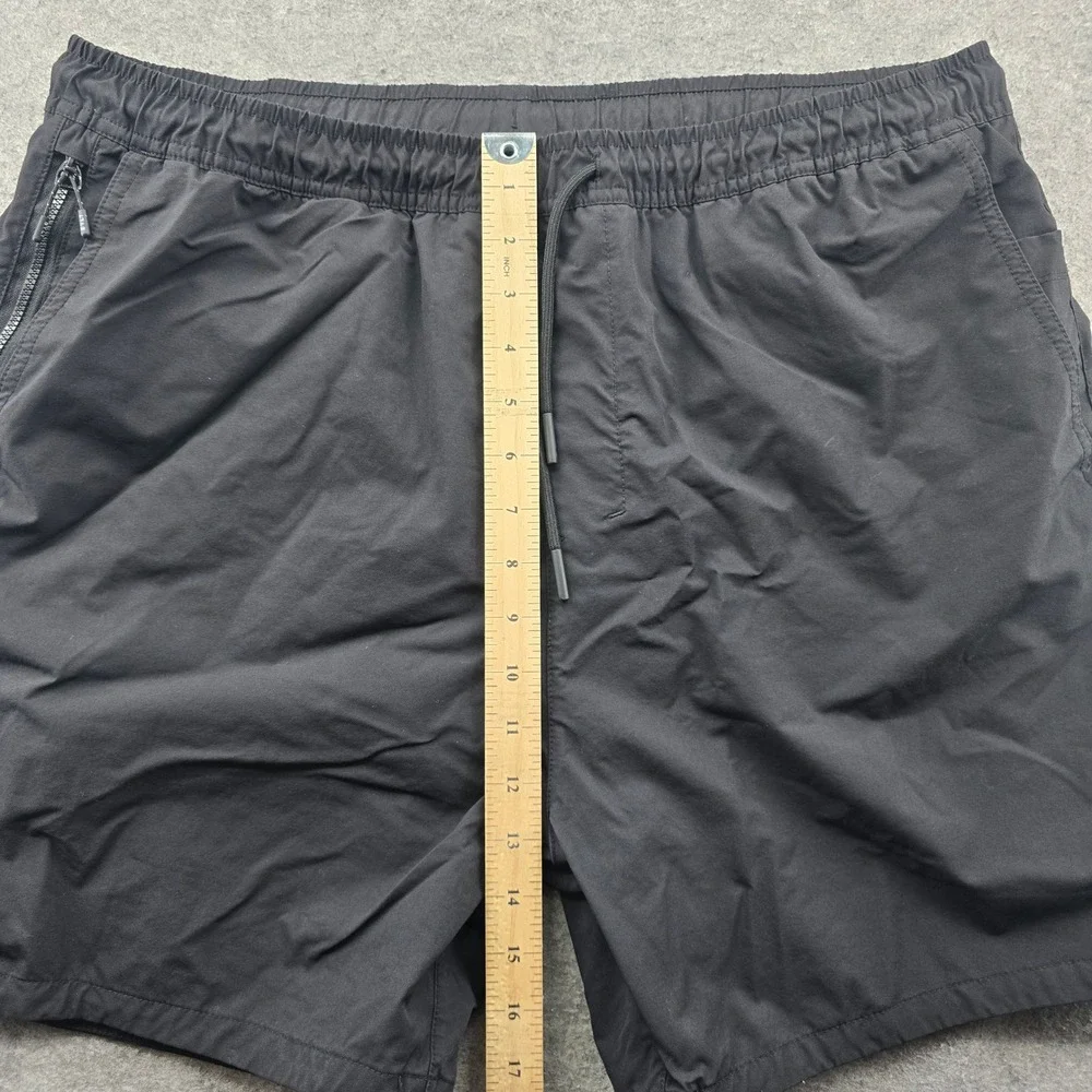 BYLT Premium Basics Shorts Mens XXL Black Lined Athletic Training Zipper Pockets